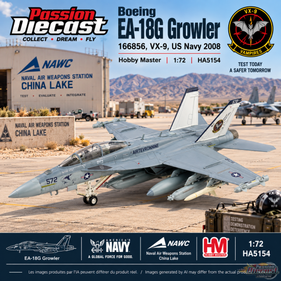 Boeing EA-18G Growler 166856, VX-9, US Navy 2008  / HM 1:72 HA5154