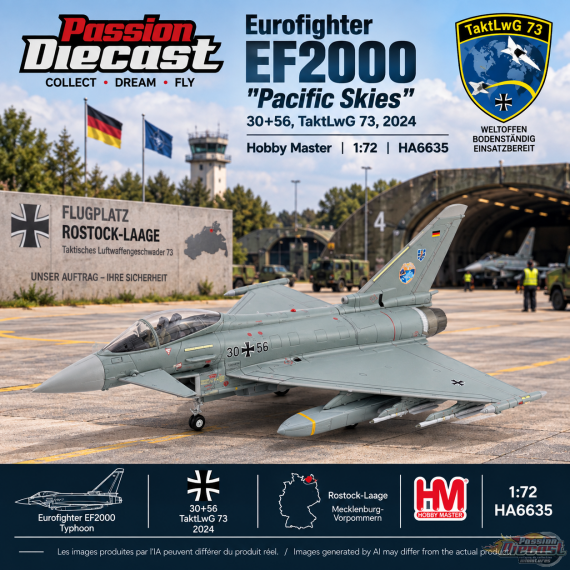 Eurofighter EF2000 "Pacific Skies" 30+56, TaktLwG 73, 2024 / HM 1:72 HA6635
