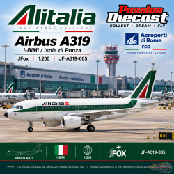 Alitalia Airbus A319 / I-BIMI / Isola di Ponza /  JFox / 1:200 / JF-A319-005