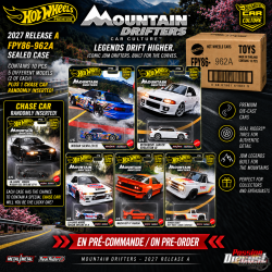 Car Culture 2027 - Mountain Drifters - Release A - Set De 10 Voitures - Hot Wheels 1:64 - FPY86-962A Passion DIecast