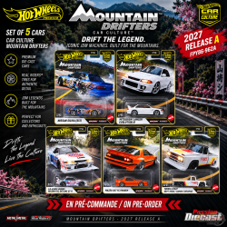 Car Culture 2027 - Mountain Drifters - Release A Set Of 5 Cars - Hot Wheels 1:64 - FPY86-962A Passion DIecast