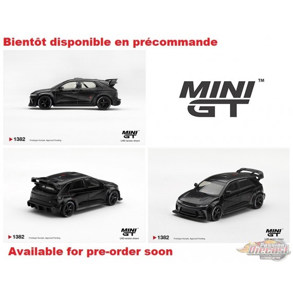 Hyundai Ioniq 5N RS-01T Stealth - Mini GT - 1:64 - MGT01382 Passion Diecast