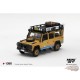 Land Rover Defender 110 1998 Camel Trophy Tierra del Fuego CT.24 Italy - Mini GT - 1:64 - MGT01380 Passion Diecast