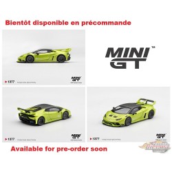 Lamborghini Huracán LB★WORKS Lime Metallic - Mini GT - 1:64 - MGT01377 Passion Diecast