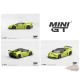 Lamborghini Huracán LB★WORKS Lime Metallic - Mini GT - 1:64 - MGT01377 Passion Diecast