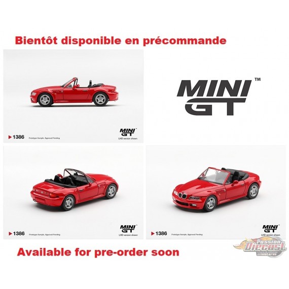 BMW Z3 Hellrot Rouge - Mini GT - 1:64 - MGT01386 Passion Diecast