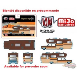 1974 Chevrolet Cheyenne Super 30 Custom Camper - Beige Brown - M2 Machine - 1:64 - 39100-MJS02 Passion Diecast