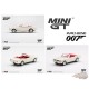 James Bond 007 1964 Ford Mustang Convertible Goldfinger - Mini GT - 1:64 - MGT00928-007E Passion Diecast