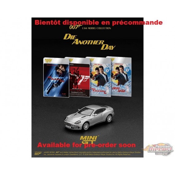 James Bond 007 Aston Martin V12 Vanquish Die Another day - Mini GT - 1:64 - MGT00926-007E Passion Diecast