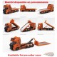 Scania 770S B8x4NA Hooklift Flatbed Orange - Mini GT - 1:64 - MGT01392 Passion Diecast
