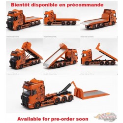 Scania 770S B8x4NA Hooklift Flatbed Orange - Mini GT - 1:64 - MGT01392 Passion Diecast