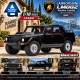 Lamborghini LM002 (Nero Tenebre) - Autoart 1/18 - 74550 - Passion Diecast 