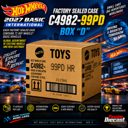 (Preorder) Hot Wheels 1/64 2027 Basic International Boîte Scellé D 72 voitures - C4982-99PD