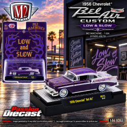1956 Chevrolet Bel Air Custom Low & Slow - M2 Machine - 1:64 - 31500-HS73