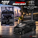 (Preorder) Toyota Alphard 40 KUHL - Black - Mini GT - 1:64 - MGT01179