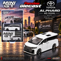 Toyota Alphard 40 KUHL - White - Mini GT - 1:64 - MGT01180 Passion Diecast