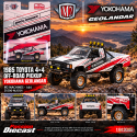(Preorder) 1985 Toyota 4×4 Off-Road Pickup Yokohama Geolandar - White - M2 Machine - 1:64 - 31500-MJS101