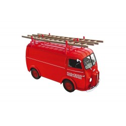 Peugeot D3A 1955 with Ladders Pompiers  Norev 1/18 184707 Passion Diecast 