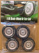 Ford Mustang Cobra  II Wheels With Goodyear White  Letter  Tires 1-18 Greenlight GL-12883  Passion Diecast 