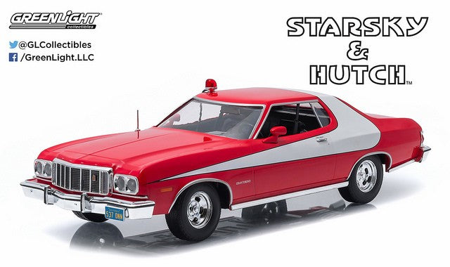 1976 Ford Torino  Starsky Et Hutch Tv Series  Greenlight 1/18 19017 Passion Diecast 