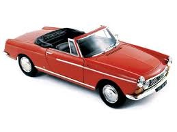 Peugeot 404 Coupe 1967 Red  Norev 1/18 184779