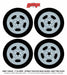 Street Fighter Mag Wheel and Tire Pack GMP - 1-18  G-18828 Passion Diecast 