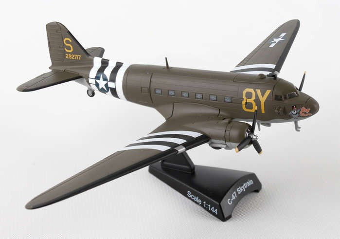 POSTAGE STAMP PS5558-2   1/144   C-47 SKYTRAIN S HORA USAAF  Passion Diecast 