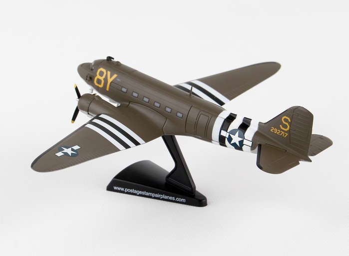 POSTAGE STAMP PS5558-2   1/144   C-47 SKYTRAIN S HORA USAAF  Passion Diecast 