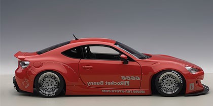 ROCKET BUNNY TOYOTA 86 (RED/SILVER WHEELS)- Autoart  1/18 - 78757 - Passion Diecast 