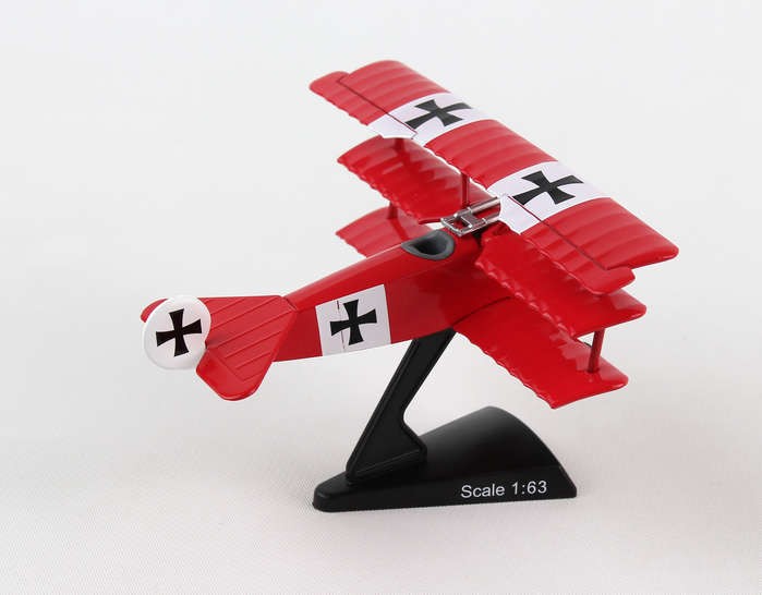 Fokker Dr.I Tri-plane "Red Baron" German Air Force 1/63  Postage Stamp1/63 PS5349   Baron Rouge