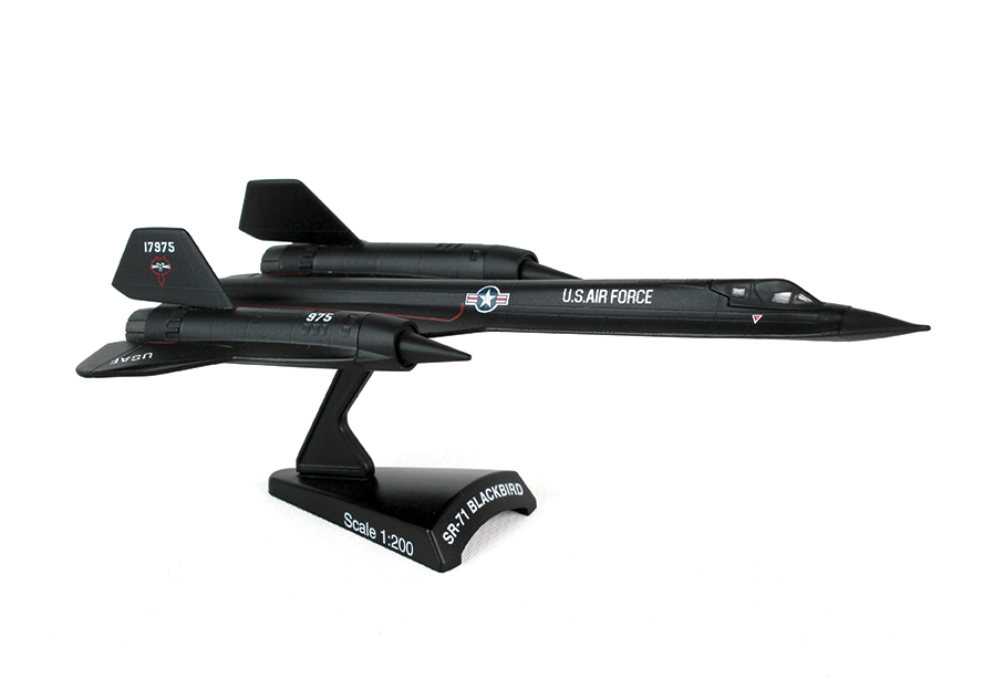 POSTAGE STAMP  1/200  PS5389  SR-71 BLACKBIRD USAF Passion Diecast  
