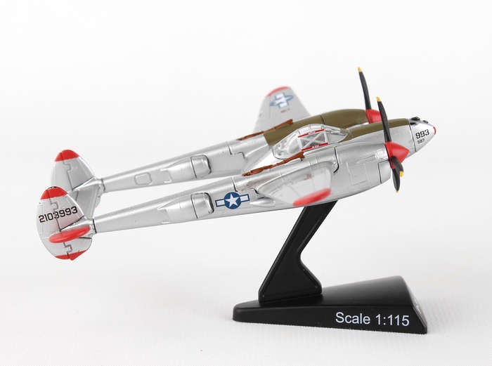 POSTAGE STAMP 1/115  PS5362-3  P-38J LIGHTNING "MARGE "  DICK BONG Passion Diecast