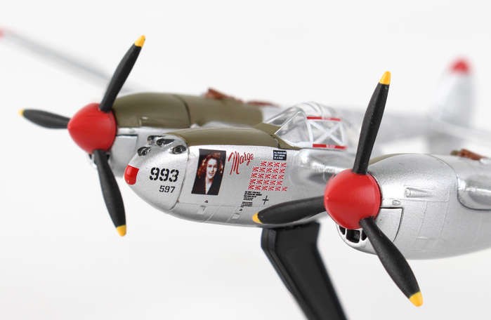 POSTAGE STAMP 1/115  PS5362-3  P-38J LIGHTNING "MARGE "  DICK BONG Passion Diecast