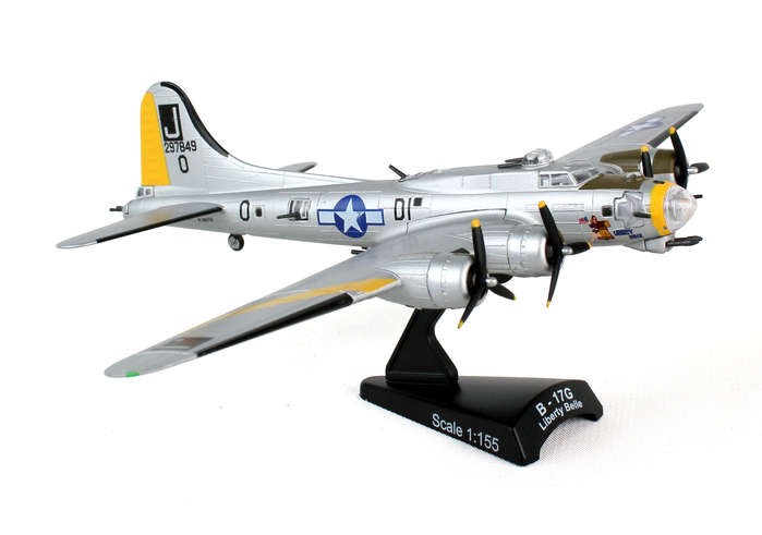 POSTAGE STAMP 1/155  PS5402-2   B-17 FLYING FORTRESS LIBERTY BELLE  USAAF  Passion Diecast