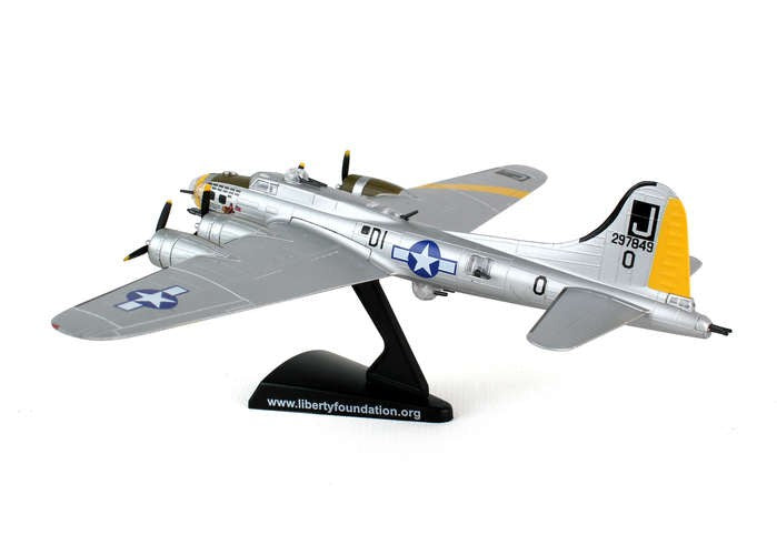 POSTAGE STAMP 1/155  PS5402-2   B-17 FLYING FORTRESS LIBERTY BELLE  USAAF  Passion Diecast