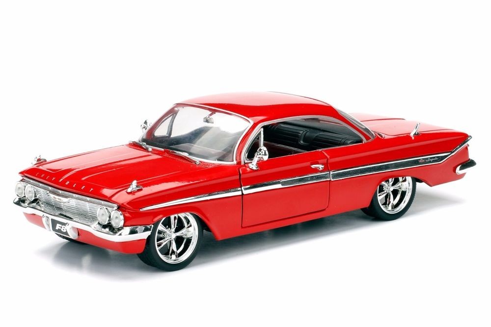 1961 DOM'S CHEVROLET IMPALA FAST & FURIOUS - JADA 1/24 - 98426 - Passion Diecast
