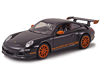 Porsche 911 GT3 RS 997 Noir  Welly 1/24 - 22459 BK - Passion Diecast 