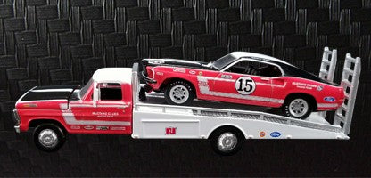 Parnelli Jones - Ford F-350 Ramp Truck With NO15 1969 Trans Am Mustang - Acme Exclusive 51149