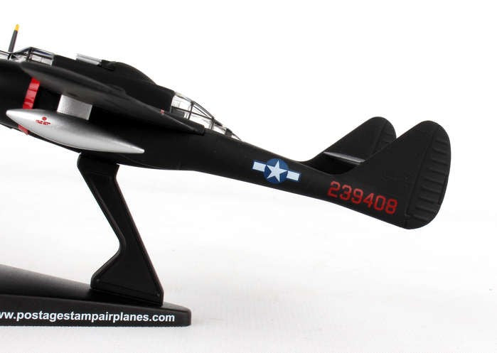 Northrup P-61 BLACK WIDOW LADY IN THE DARK POSTAGE STAMP  PS5334-2  Passion Diecast