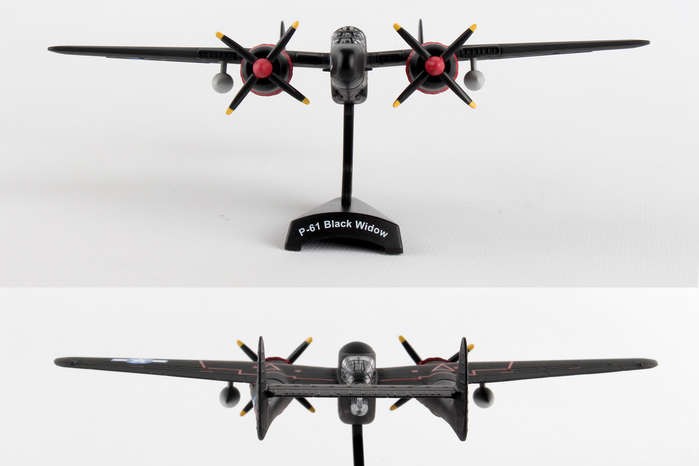 Northrup P-61 BLACK WIDOW LADY IN THE DARK POSTAGE STAMP  PS5334-2  Passion Diecast
