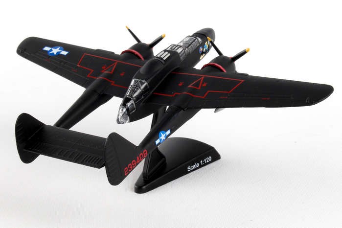 Northrup P-61 BLACK WIDOW LADY IN THE DARK POSTAGE STAMP  PS5334-2  Passion Diecast