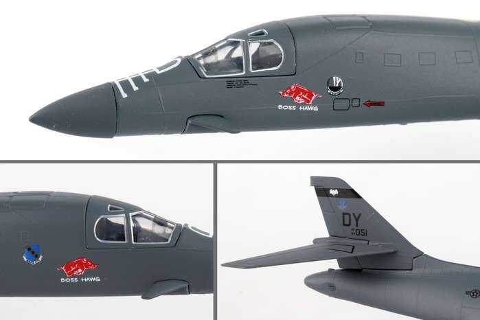 Boeing B-1B LANCER BOSS HAWG USAF POSTAGE STAMP 1/221 PS5404-2  Passion Diecast 