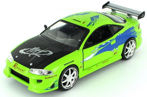 1/24 Brian's 1995 Mitsubishi Eclipse - The Fast and Furious 96703 Jada Passion diecast