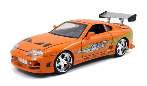 FAST & FURIOUS  TOYOTA SUPRA 1996 BRIAN ORANGE  -  Jada 1/24 - 97168- Passion Diecast