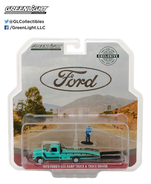 1/64 1970 Ford F-350 Ramp Model Truck  GL-29892 GREENLIGHT PASSION DIECAST
