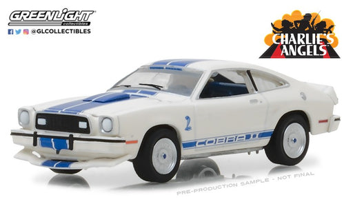1976 Ford Mustang Cobra II -  Charlies Angels - Greenlight  1/64 - 44790 A - Passion Diecast