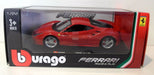 Ferrari 488 GTB Red -  Bburago 1/24 - 26013 -RD - Passion Diecast 