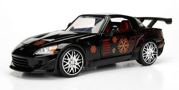 1/24 Johnny's 2001 Honda S2000 Black Fast & Furious JD-99541 jada passion diecast