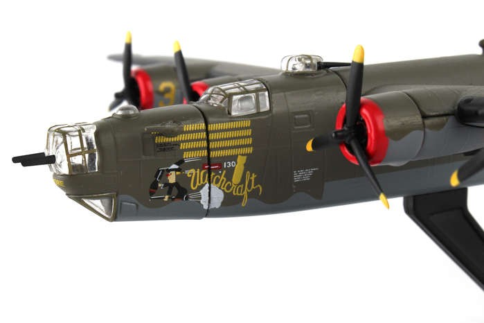 Consolidated  B-24  LIBERATOR   WITCHCRAFT POSTAGE STAMP 1/163 PS5557-3  Passion Diecast 