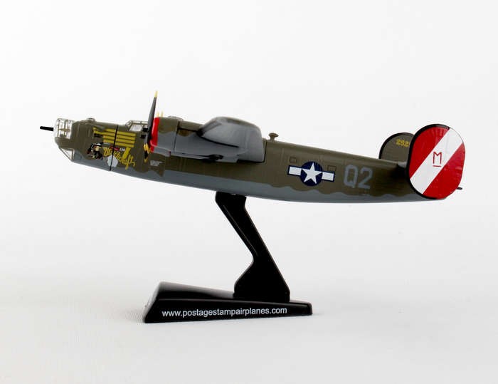 Consolidated  B-24  LIBERATOR   WITCHCRAFT POSTAGE STAMP 1/163 PS5557-3  Passion Diecast 